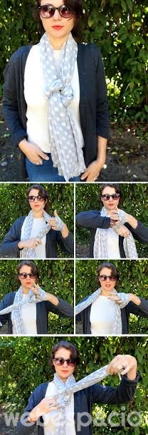10 formas para usar una bufanda 